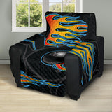 Bowling balls flame pattern Recliner Cover Protector