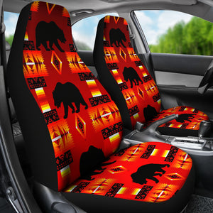 Seven Tribes Red Bear Car Seat Covers