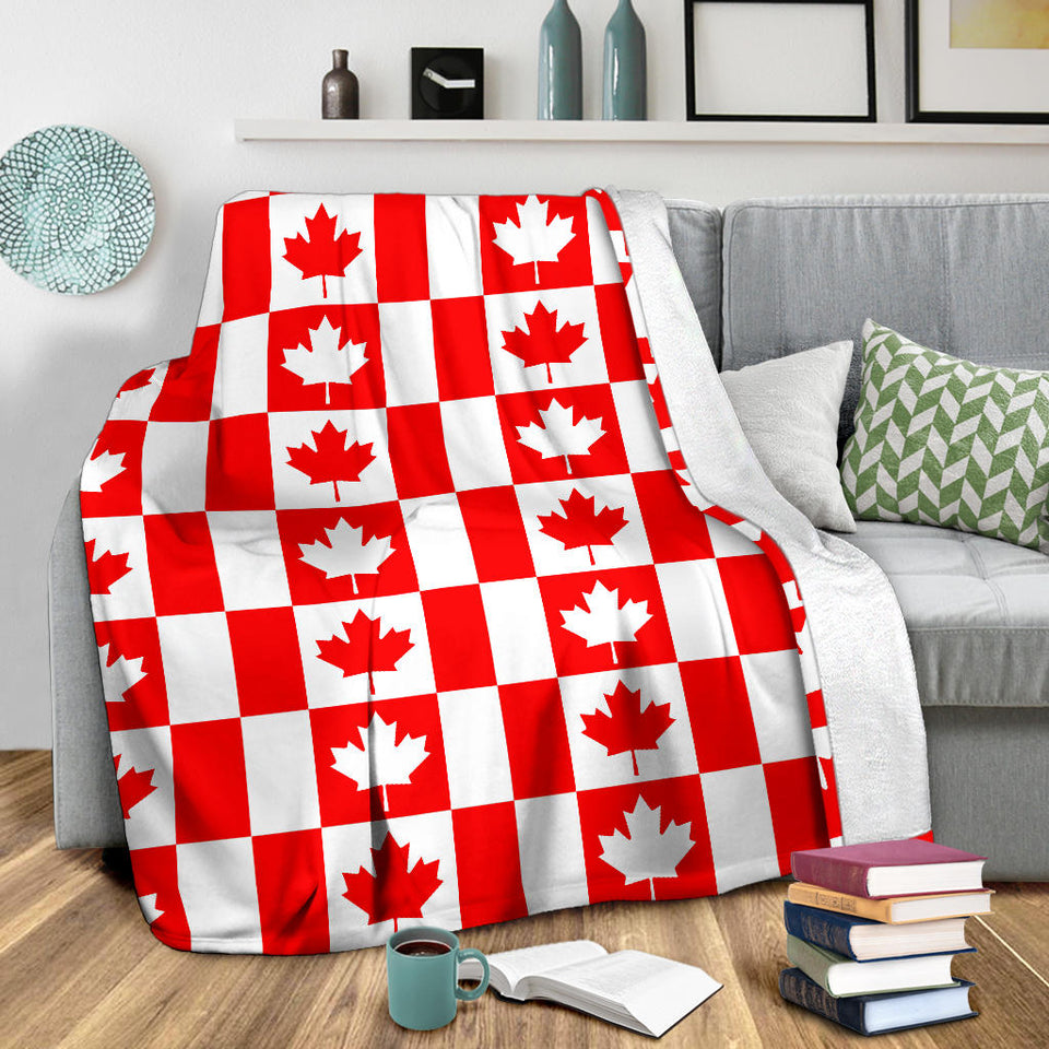 Canada Pattern Print Design 05 Premium Blanket