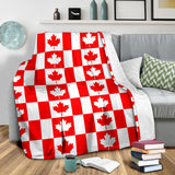 Canada Pattern Print Design 05 Premium Blanket