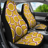 Passion Fruits Slice Pattern  Universal Fit Car Seat Covers