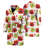 Alien Pattern Print Design 05 Men's Bathrobe