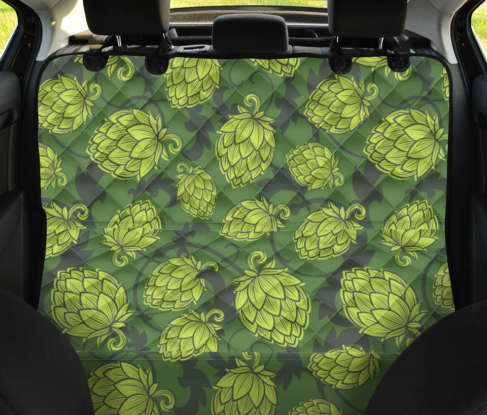 Hop Pattern Hop Cone Background Dog Car Seat Covers