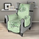 broccoli sketch pattern Chair Cover Protector