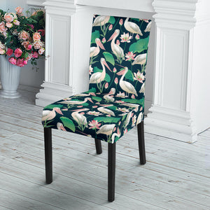 Pelican Pattern Print Design 03 Dining Chair Slipcover