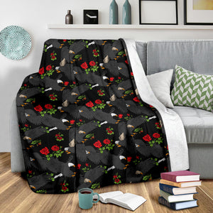 Eagle Pattern Print Design 04 Premium Blanket