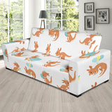 Cute Kangaroo Pattern Sofa Slipcover