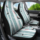 Crows Christmas Hat Scarf Universal Fit Car Seat Covers