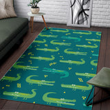 Crocodile Pattern Area Rug