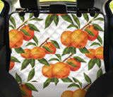 Oranges Pattern Background Dog Car Seat Covers