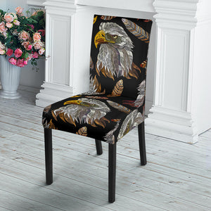 Eagle Pattern Print Design 05 Dining Chair Slipcover