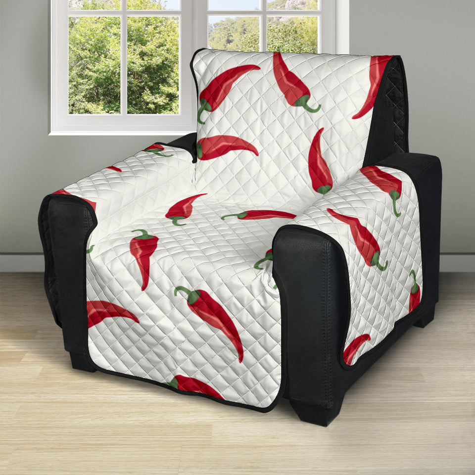 Chili peppers pattern Recliner Cover Protector