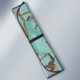 Monkey Palm Tree Background Car Sun Shade