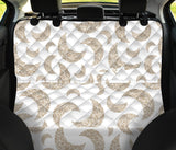 Cool Gold Moon Abstract Pattern Dog Car Seat Covers