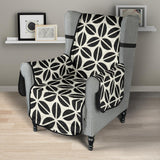 Coffee bean abstract modern pattern Chair Cover Protector