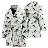 Pelican Pattern Print Design 02 Women's Bathrobe