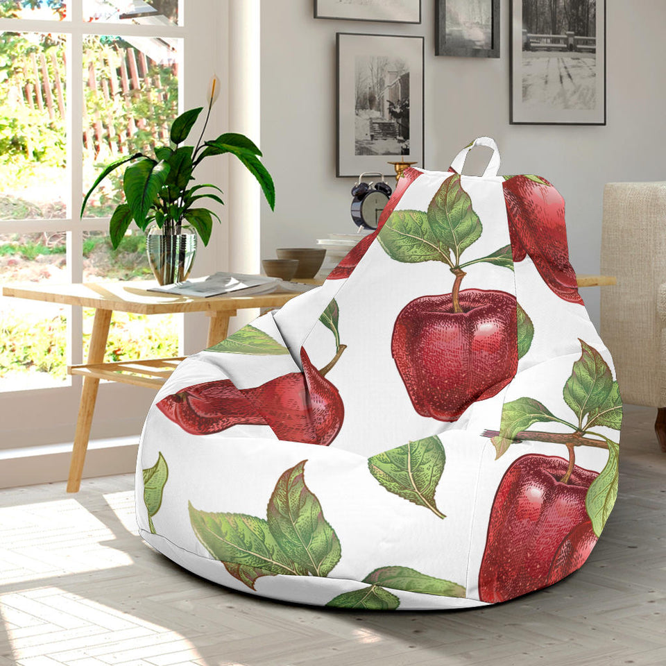 Red Apples Pattern Bean Bag Cover
