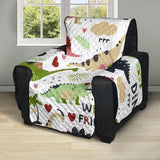 Cute dinosaurs pattern Recliner Cover Protector