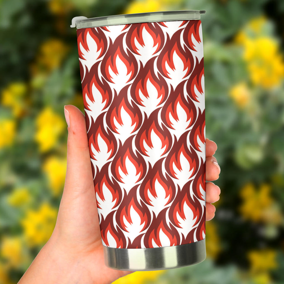 Fire Flame Symbol Design Pattern Tumbler