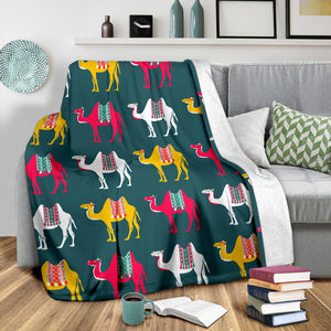Camel Pattern Premium Blanket
