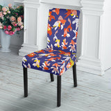 Goldfish Pattern Print Design 04 Dining Chair Slipcover