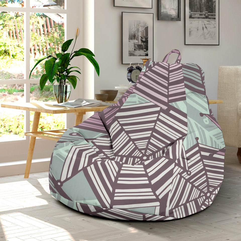 Spider Web Cobweb Design Color Pattern Bean Bag Cover