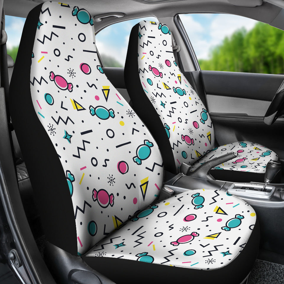 Candy Design Pattern  Universal Fit Car Seat Covers
