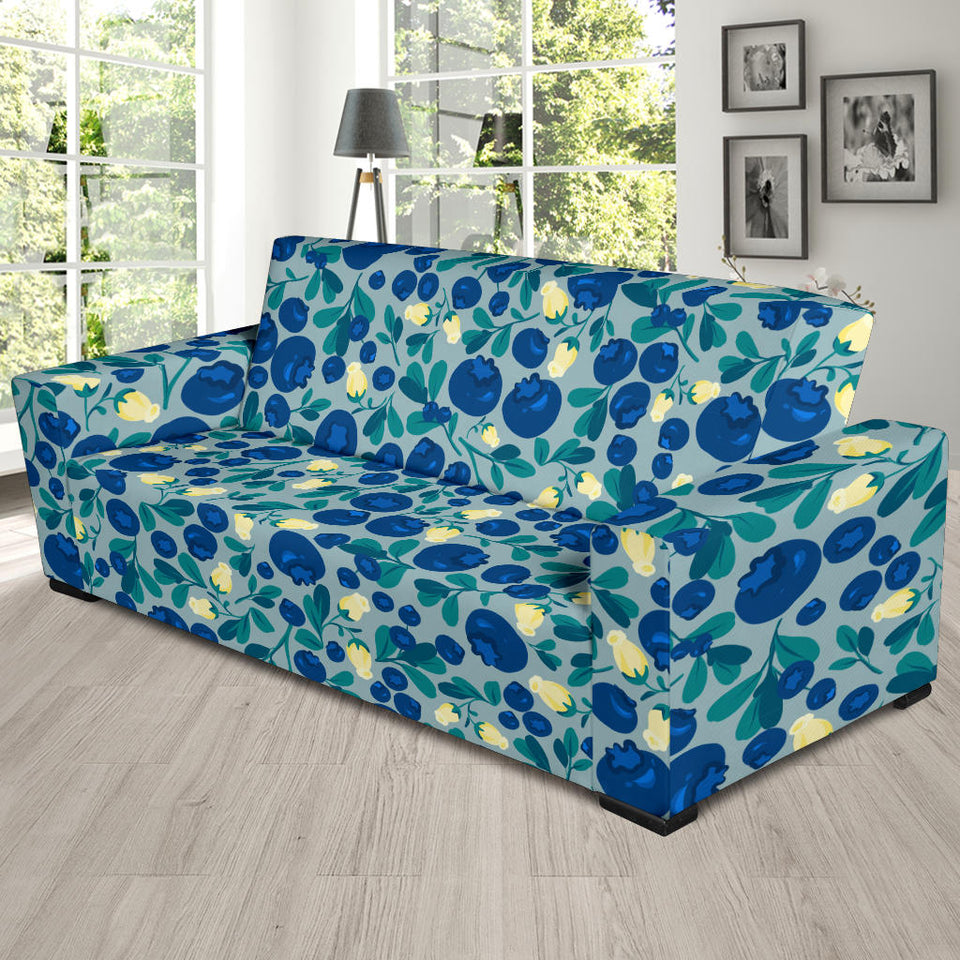 Blueberry Design Pattern Sofa Slipcover