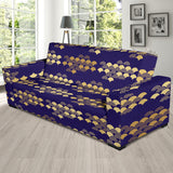 Beautiful Japanese Fan Pattern Sofa Slipcover