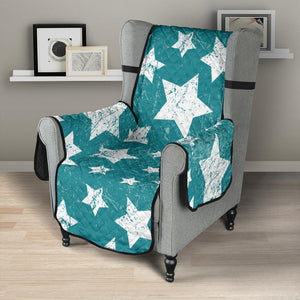 Vintage star pattern Chair Cover Protector