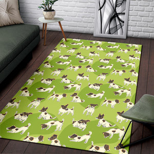 Jack Russel Pattern Print Design 01 Area Rug