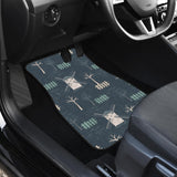 Windmill Tree Pattern Front And Back Car Mats