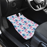 Hummingbird Pattern Print Design 02 Front Car Mats