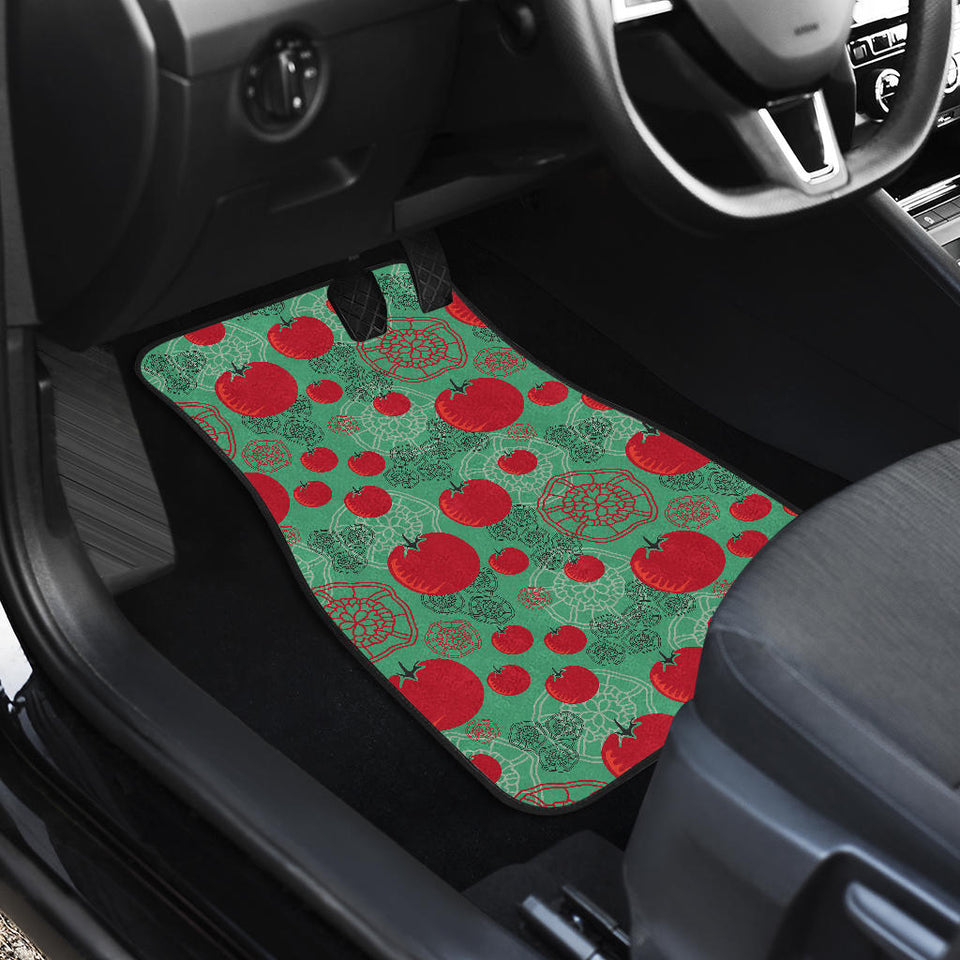 Tomato Design Pattern Front Car Mats