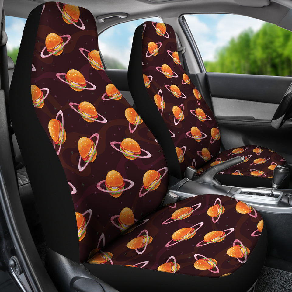 Hamburger Pattern Print Design 05 Universal Fit Car Seat Covers