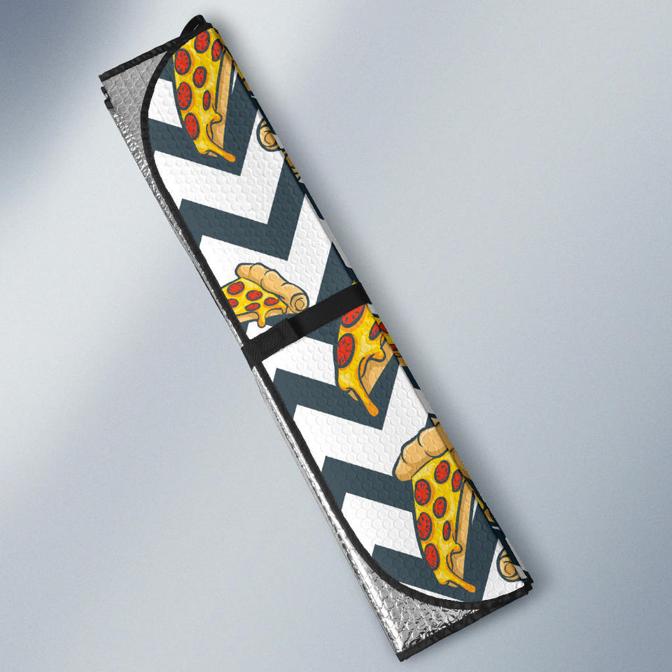 Pizza Design Pattern Car Sun Shade