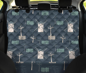 Windmill Tree Pattern Dog Car Seat Covers