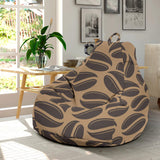 Coffee Bean On Brown Background Bean Bag Cover
