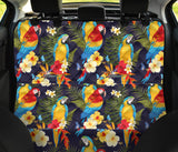 Colorful Parrot Flower Pattern Dog Car Seat Covers