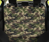 Dark Green Camo Camouflage Pattern Dog Car Seat Covers