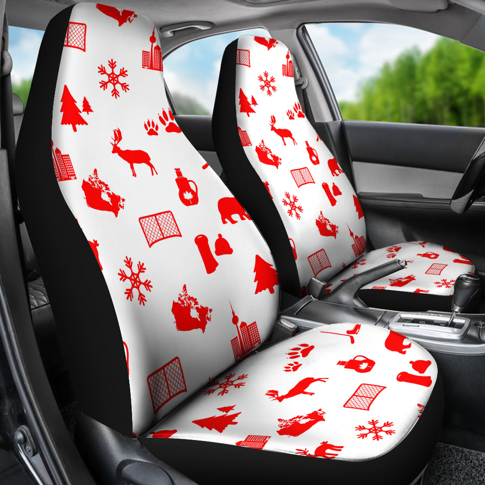 Canada Pattern Print Design 04 Universal Fit Car Seat Covers