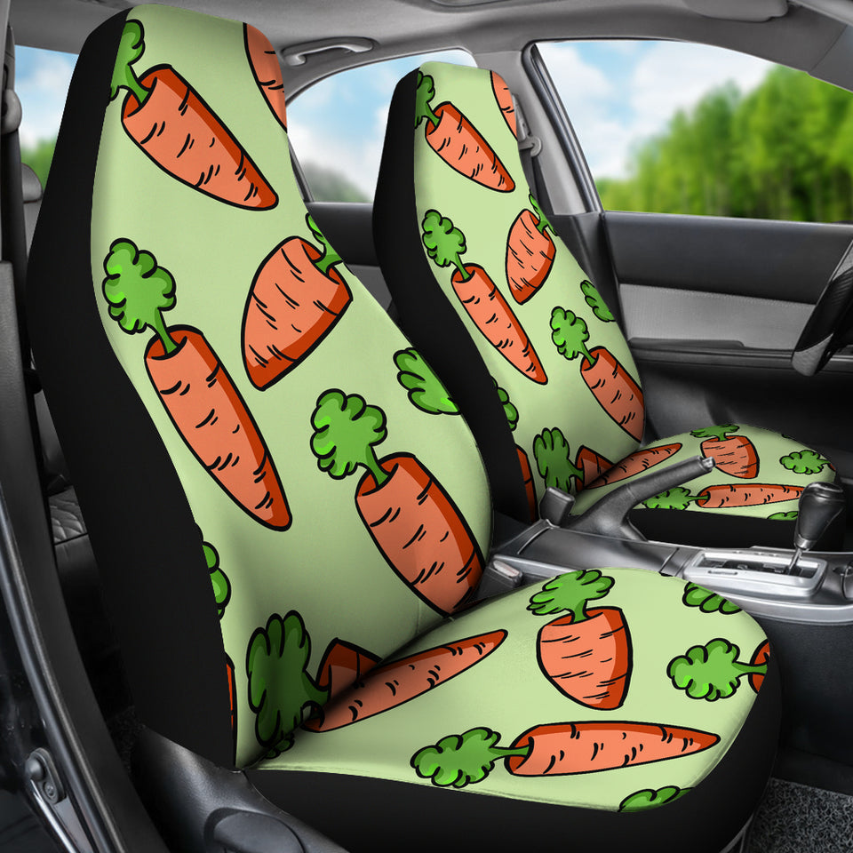 Carrot Pattern Print Design 05 Universal Fit Car Seat Covers