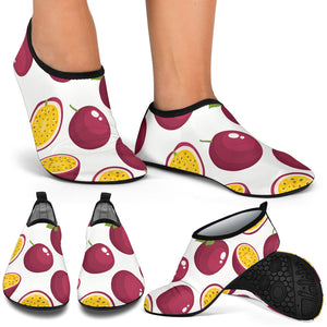 Passion Fruit Design Pattern Aqua Shoes