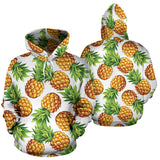 Pineapples Design Pattern Men Women Pullover Hoodie