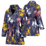 Koi Fish Carp Fish Pattern Women'S Bathrobe
