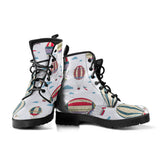 Hot Air Balloon Pattern Leather Boots
