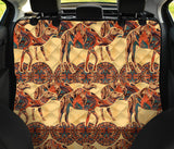 Camel Polynesian Tribal Design Pattern Dog Car Seat Covers