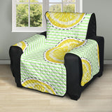 slice of lemon pattern Recliner Cover Protector