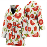 Tomato Pattern Women'S Bathrobe