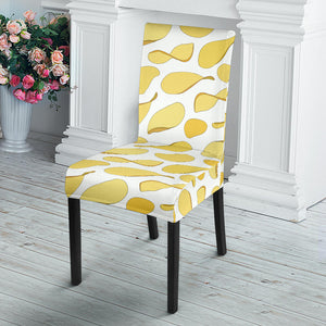 Potato Chips Pattern Print Design 02 Dining Chair Slipcover